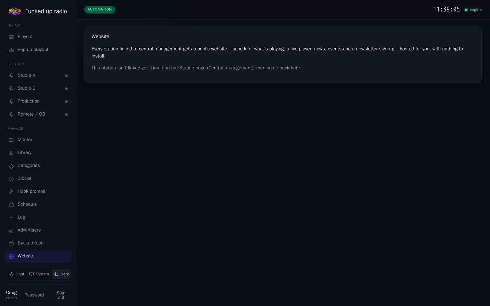 Website editor